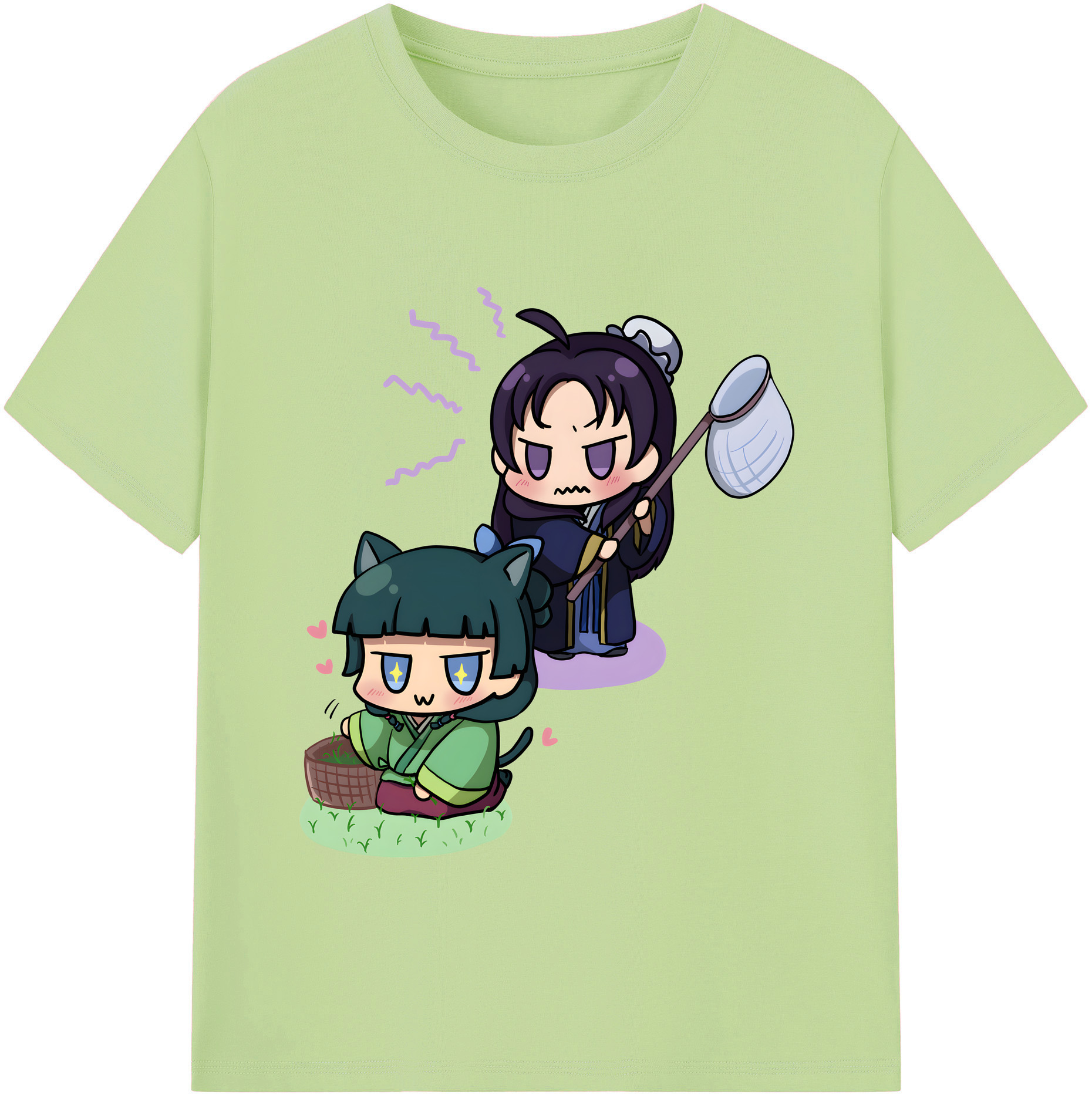 （画像用） 薬屋のひとりごと The Apothecary Diaries 綿100％半袖Tシャツ（フロントプリント）